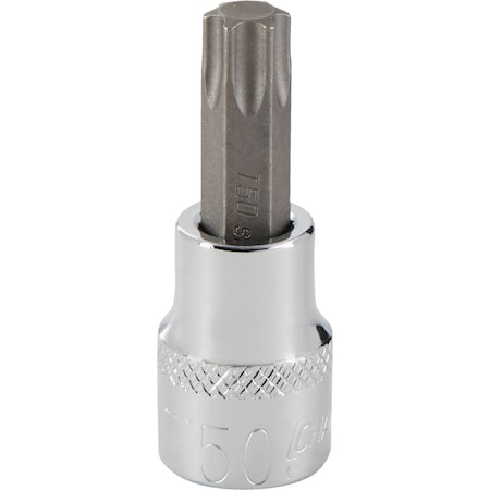 Channellock 3/8 In. Drive T50 6-Point Torx Bit Socket 370339